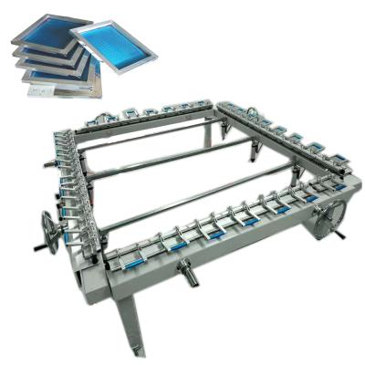 China Large Size Hotels Screen Frame Mesh Stretching Machine for sale