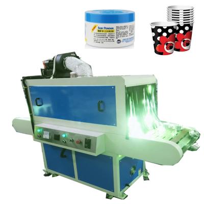 China Garment Shops Paper Cup Machine Paper Cup Screen UV Curing Machine for sale