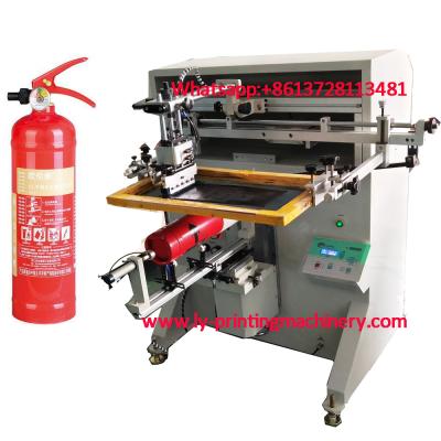 China food & Beverage Factory Fire Extinguisher Bottle Logo Silk Screen Printing Machine for sale