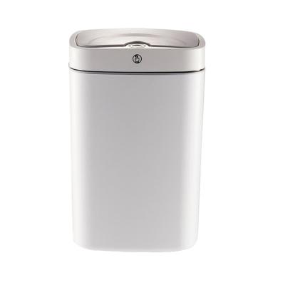 China Office 9l Sustainable Battery Usb Automatic Sensor Stainless Steel Smart Refilling Trash Bin for sale