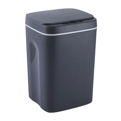 China Newest Design Sustainable Manual Mode Infrared Sensor Rechargeable 16L Intelligent Trash Can for sale