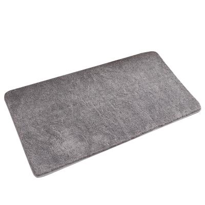 China Sustainable Bathroom Highly Absorbent Washable Non-Slip Memory Foam Soft Bathroom Mat for sale