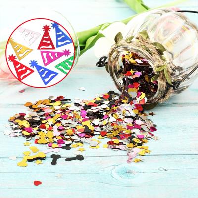 China HYYX DIY decoration supplies biodegradable confetti for birthday party decoration for sale