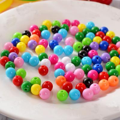 China Wedding / Party / Dress / DIY Decoration 10mm Series Shape Colorful ABS Plastic Loose Bead for sale