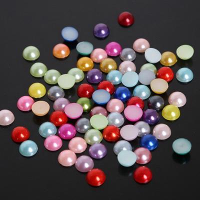 China Wedding / Party / Dress / DIY Decoration Round Shape ABS Plastic Loose Pearl Beads for sale