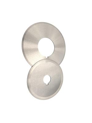 China Round Tape Slitting Blades Single Bevel 0.1-2mm Knife Edge 60-62 HRC Hardness for sale