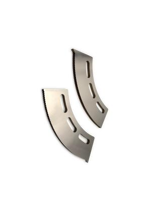 China Corrugated Cardboard Slotter Blades Arc Shaped Teeth Blades for sale