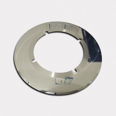 China Industrial Film And Tape Slitting Machine Blade Carbide Film Cutting Blade Carbide Thin Slitting Blade For Cutting Films for sale