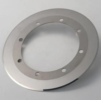 China Carbide Corrugated Box Cutting Creasing Circular Slitting Knife Blades for Cardboard Slitting Machine Slitting Machine Disc for sale