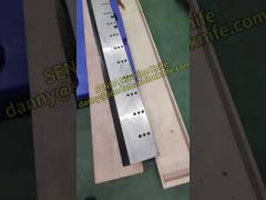 Long Lasting Sheeter Blades Carbon Steel Industrial Pulp Cutter Knives