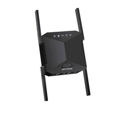 China Dual Band Stock 1200Mbps Extender Wireless WiFi Repeater With 5dBi Antenna for sale