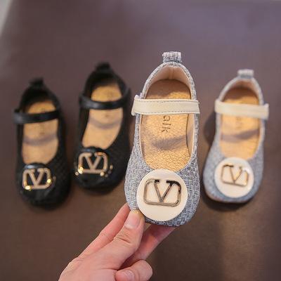 China Autumn New Korean style soft bottom square mouth baby shoes bowknot fashion simple princess s spring deodorization girls shoes for sale