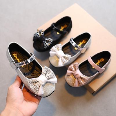 China New Arrival Deodorization Lovely PU Leather Kids Dress Princess Shoes For Girls for sale