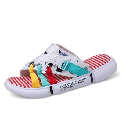 China Factory trend fashion men's slipper wholesale men's slipper print custom beach slide unisex slipper sandal men's slipper for sale