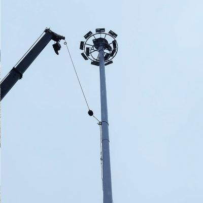 China Road Park Street Atc Factory Wholesale Hot Dip Galvanized 30 Meters High Lamp Post Light Pole for sale