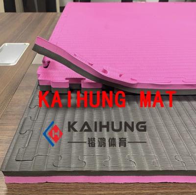 China Martial Arts Studios Interlocking Puzzle Triangle Martial Arts Taekwondo Karate Practice Tatami Judo Eva Foam Mats for sale