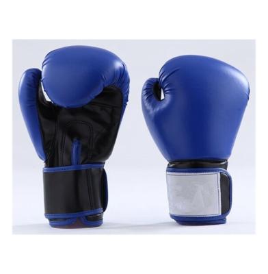 China Custom Leather Boxing Gloves Leather Black Four Colors Red Blue White Available for sale