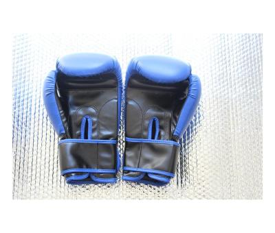 China Custom Leather Boxing Gloves Leather Black Four Leather Red Blue White Colors Material Available for sale