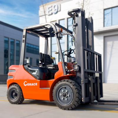 China China Hotels High Quality 2T 2.5t 3T 4T 5T 7T 10t Forklift Truck All Terrain Cheapest Diesel Forklift Specification for sale