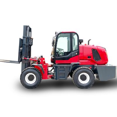 China Hotels 2.5ton 3ton 3.5ton Rough Terrain Forklift 2.5t 3t 3.5t Off Road 4X4 Outdoor 4WD 4 Drives 1.5 Ton 2 Ton 3.5 Ton for sale