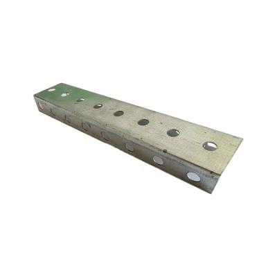 China Contemporary Hot Dip Galvanized Strut Channel Galvanized Light Gauge Channel C Purlin for sale