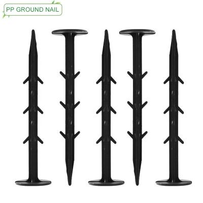 China Cap Black PP Plastic Ground Nail for sale