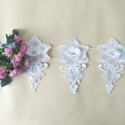 China Sustainable Fabric Embroidery Tulle France African Lace Fabric For Wedding Dress Wholesale for sale