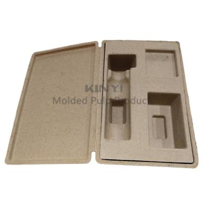 China Cosmetic Recycled Paper Pulp Mold With Insert for sale