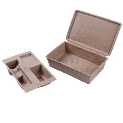 China Recycled Materials K8-Eco Friendly Molded Paper Pulp Cosmetics Packaging Box for sale