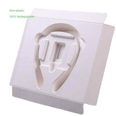 China Biodegradable Biodegradable Packaging Molded Store For Headphone Packaging for sale