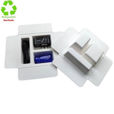 China Pulp Packaging Y3-Pulp Molding Sugar Cane Bagasse Paper Packaging Tray Insert for sale