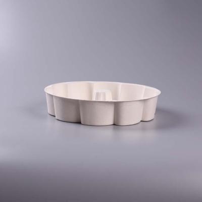 China D447-Rustic Pulp Cat Feeders Custom Bespoked Eco-Friendly Molded Paper Pulp Pet Bowl Cat Bowl Feeders for sale