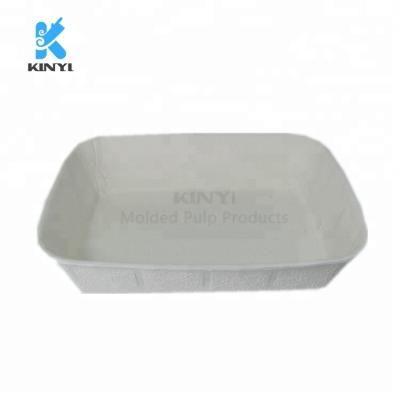 China Eco-Friendly Disposable Paper Pulp Sustainable Cat Litter Tray Liners for sale