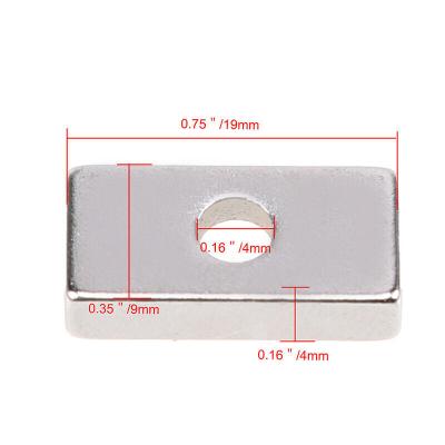 China Industrial High Quality Block Magnet N35 N52 Rare Earth Rectangular Magnet 50mm x 30mm x 10mm for Alternator for sale