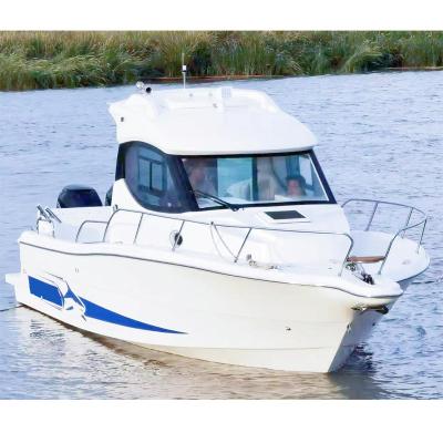 China Fiberglass factory wholesale 39FT high speed fiberglass prefisher motor outboard fishing boat with CE for sale