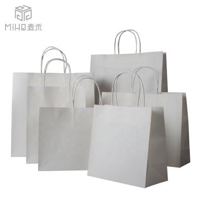 China Wholesale Recyclable Paper Shopping Bags With Handles for sale