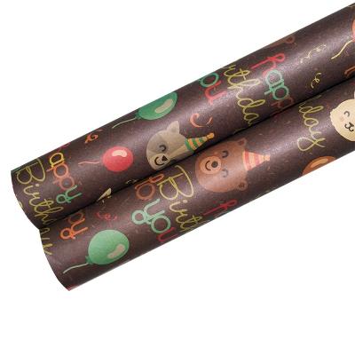 China Recycled Colored Customized Printed Materials Gift Wrapping Paper for sale