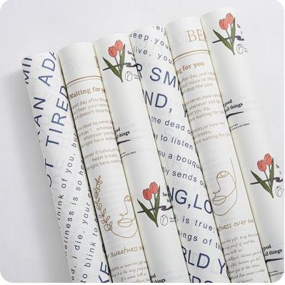 China Recycled Materials Wholesale Custom Printed Gift Wrapping Paper Logo, Wrapping Paper for sale