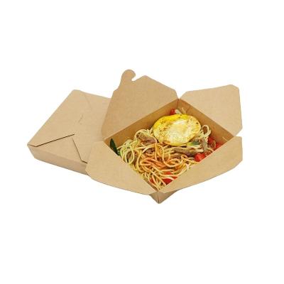 China Recyclable Food Grade Take Away Recyclable Chinese Paperboard 80-100usd MP171031 0.1-0.8usd/pc Food Container Salad Box Factory Kraft Paper for sale