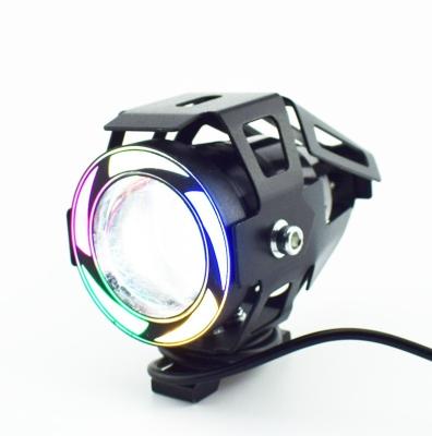 China U7 12V Alloy U7 Motorcycle 10W Headlights Fog Lights Tail Lights Turn Signal Motorcycle LED Work Colorful Aluminum Bulb for sale