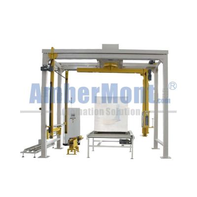 China Food Customized Automatic Pallet Stretch Wrapping Film Machine With An Integrated Weighing System for sale