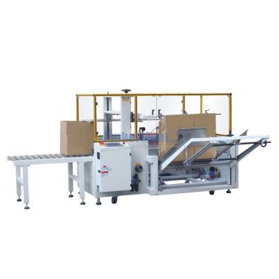 China Food Carton Box Erector and Automatic Robotic Corrugated Connecting Machine for sale