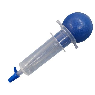 China Disposable 80cc PVC+PP Sterilized Disposable Irrigation Syringe for sale