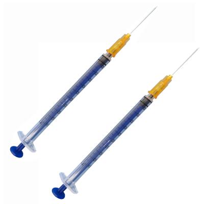 China Disposable Injection Luer Slip PP Syringe 1ML Sterile Single Use Syringe Disposable Syringe for sale