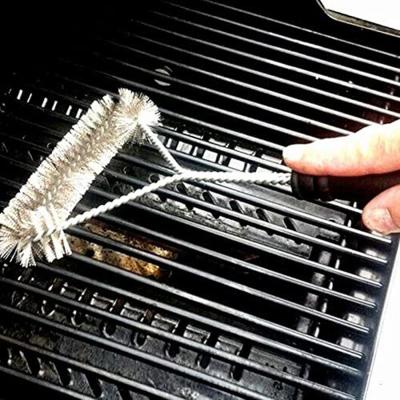 China Grill Easily Cleaned Kitchen BBQ Cleaning Brush Stainless Steel Kit Cooking Tools Barbecue Instrument Accessories Brushes for sale