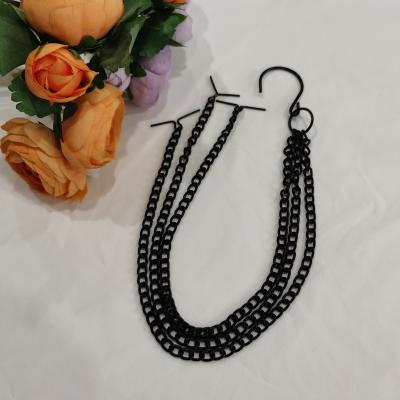 China Hot Sale Fashion Design Metal Factory Chains 1.8mm Twisted Hanging Basket Chains for sale