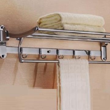 China Factory Supply 304 Stainless Steel Bathroom Storage Rack Shower Rack Wall Mounted Towel Rack Type for sale