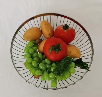 China New viable hot sale fashion steel fruit vegetable storage basket for sale