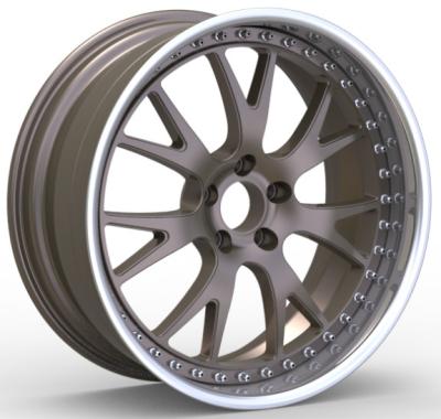 China ALLOY 3 Piece Forged Wheels , 20*9 20*10 Inch 3 Piece Forged Wheels for sale