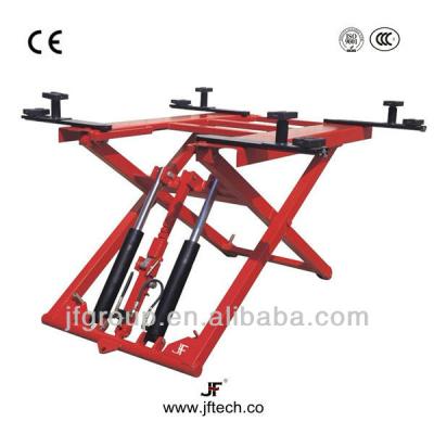 China 2.8 Ton Two Cylinder Portable Mid Rise Car Scissor Lift 2800kg for sale